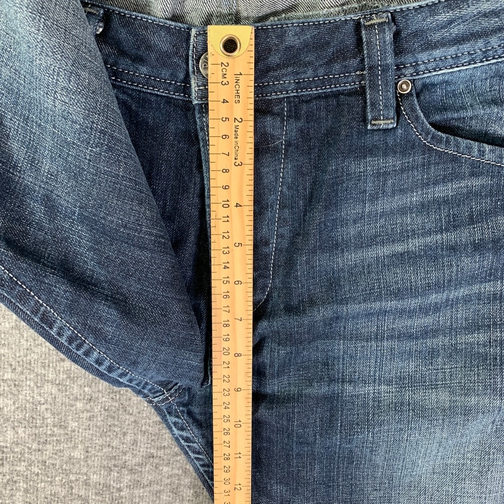 Diesel Darron Jeans Men 34x31 Regular Slim Tapered Blue Button Fly Pants Italy - Picture 6 of 11